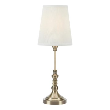Markslöjd 108970 - Stolna svjetiljka NOBLE 1xE14/40W/230V 66 cm bijela/mesing