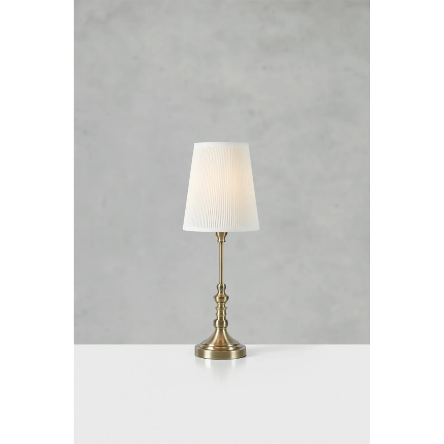 Markslöjd 108970 - Stolna svjetiljka NOBLE 1xE14/40W/230V 66 cm bijela/mesing