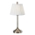 Markslöjd 108973 - Stolna lampa OXFORD 1xE14/40W/230V bijela/mesing