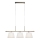 Markslöjd 108975 - Viseći luster na sajli OXFORD 3xE14/40W/230V mesing/bijela
