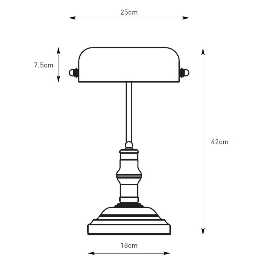 Markslöjd 108977 - Stolna lampa BANKERS 1xE14/40W/230V zlatna