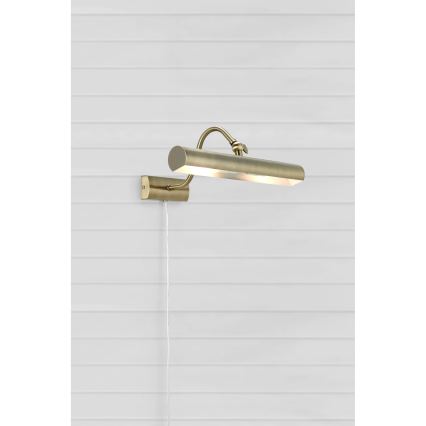 Markslöjd 108982 - Svjetlo za slike CIGLIA 2xE14/40W/230V mesing