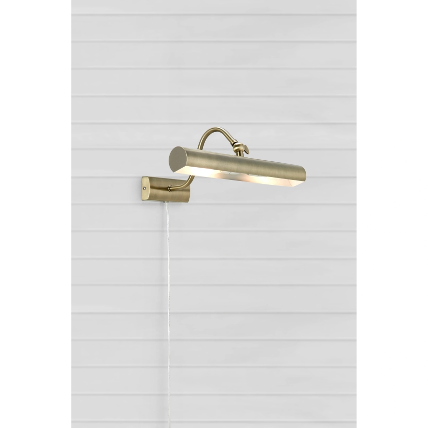 Markslöjd 108982 - Svjetlo za slike CIGLIA 2xE14/40W/230V mesing