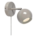 Markslöjd 108983 - Zidna reflektorska svjetiljka POP 1xGU10/7W/230V siva