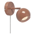 Markslöjd 108984 - Zidna reflektorska svjetiljka POP 1xGU10/7W/230V smeđa