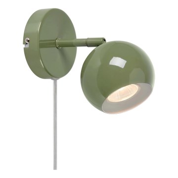 Markslöjd 108985 - Zidna reflektorska svjetiljka POP 1xGU10/7W/230V zelena