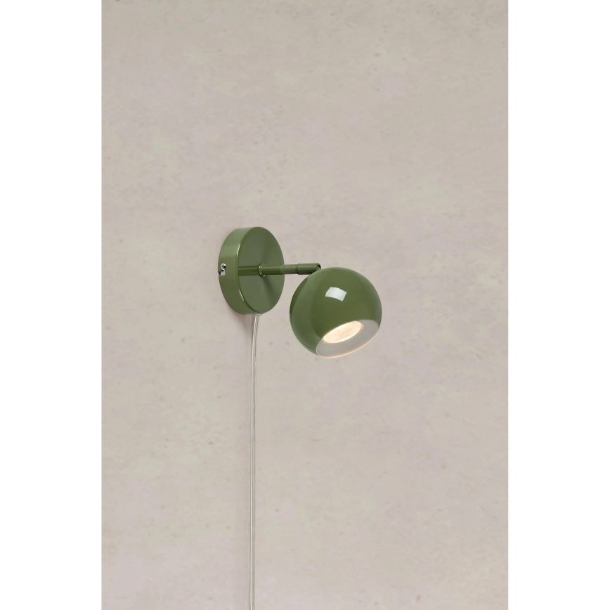 Markslöjd 108985 - Zidna reflektorska svjetiljka POP 1xGU10/7W/230V zelena