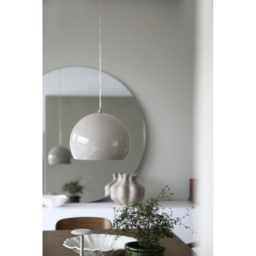 Markslöjd 108986 - Viseći luster POP na kabelu 1xE27/40W/230V Ø 28 cm, siva