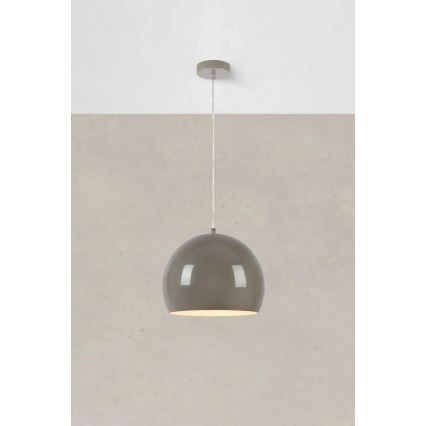 Markslöjd 108986 - Viseći luster POP na kabelu 1xE27/40W/230V Ø 28 cm, siva