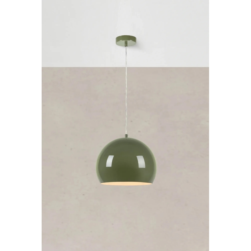 Markslöjd 108988 - Luster na sajli POP 1xE27/40W/230V Ø 28 cm zeleni