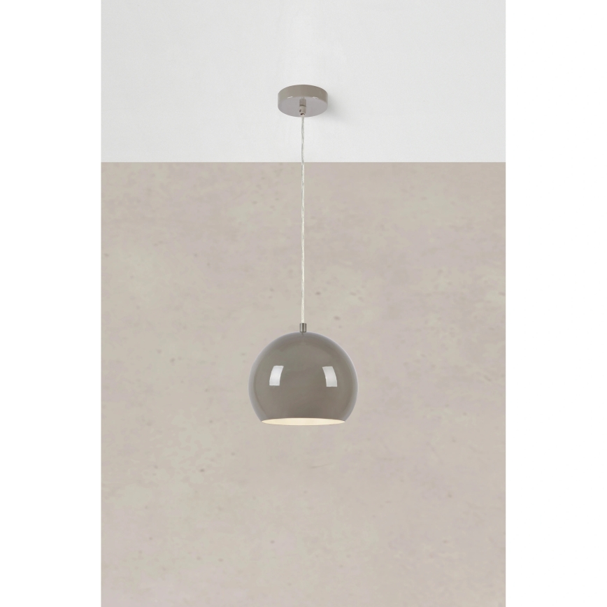 Markslöjd 108989 - Viseće svjetlo na kabelu POP 1xGU10/7W/230V, Ø 20 cm, siva