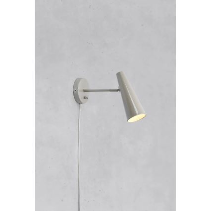 Markslöjd 108992 - Zidna svjetiljka PEAK 1xE14/40W/230V siva