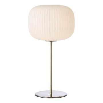 Markslöjd 109007 - Stolna lampa SOBER 1xE27/40W/230V bijela/matni krom