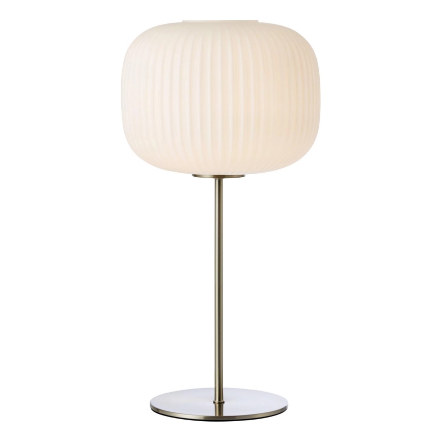 Markslöjd 109007 - Stolna lampa SOBER 1xE27/40W/230V bijela/matni krom