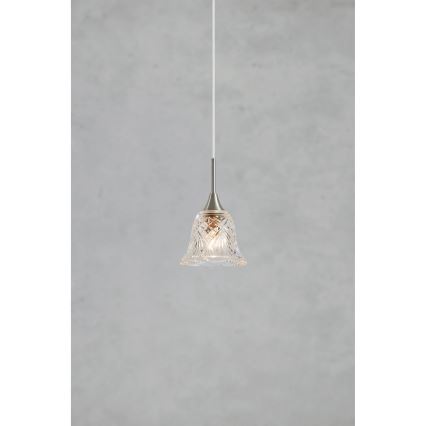 Markslöjd 109012 - Viseći luster LUNA na kabelu 1xE14/40W/230V, matni krom