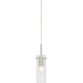 Markslöjd 109013 - Luster na sajli TIBIA 1xE14/40W/230V prozirno/mesing