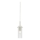 Markslöjd 109013 - Luster na sajli TIBIA 1xE14/40W/230V prozirno/mesing