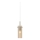 Markslöjd 109015 - Luster na sajli TIBIA 1xE14/40W/230V dimljeno bež/mesing