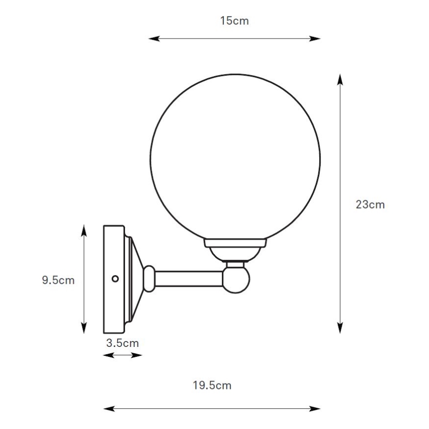 Markslöjd 109022 - Zidna svjetiljka TROPEA 1xG9/20W/230V sjajni krom