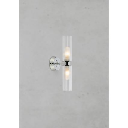 Markslöjd 109027 - Zidna svjetiljka za kupaonicu RIMINI 2xG9/20W/230V IP44 sjajni krom