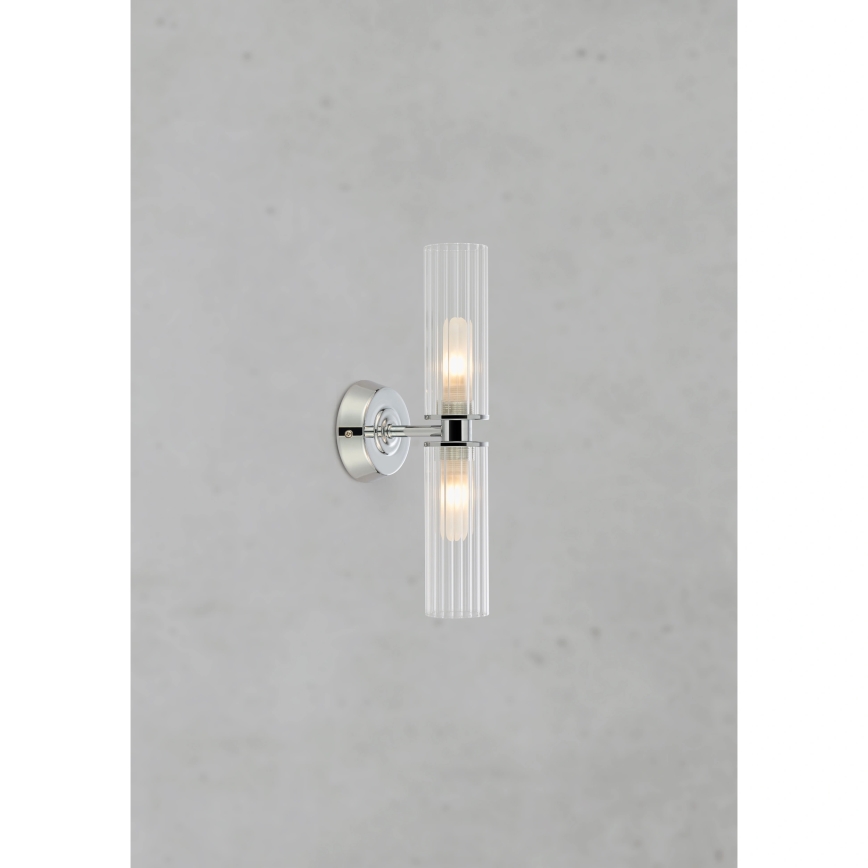 Markslöjd 109027 - Zidna svjetiljka za kupaonicu RIMINI 2xG9/20W/230V IP44 sjajni krom