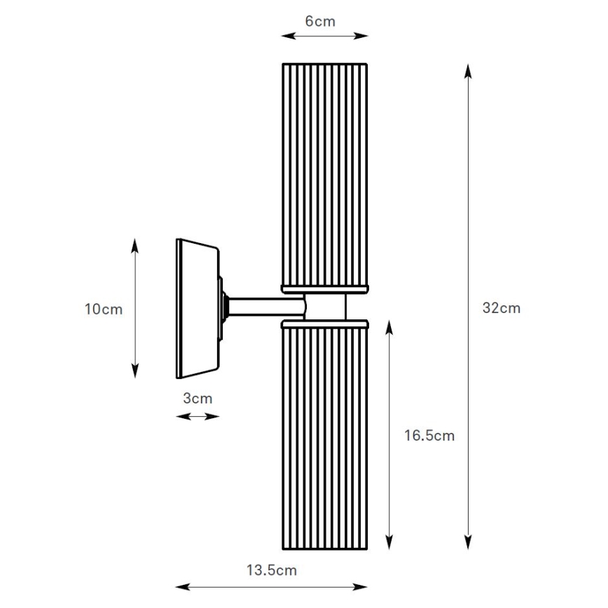 Markslöjd 109027 - Zidna svjetiljka za kupaonicu RIMINI 2xG9/20W/230V IP44 sjajni krom