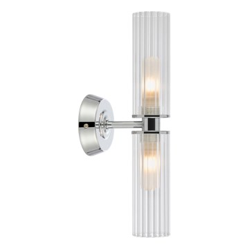 Markslöjd 109027 - Zidna svjetiljka za kupaonicu RIMINI 2xG9/20W/230V IP44 sjajni krom