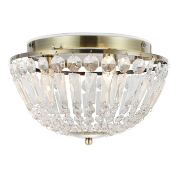 Markslöjd 109031 - Stropna svjetiljka za kupaonicu ESTELLE 3xG9/20W/230V promjer 30 cm IP44 mesing