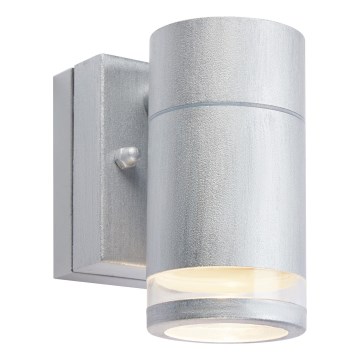 Markslöjd 109103 - LED prigušiva vanjska zidna svjetiljka LUNO LED/4,9W/230V IP65 srebrna