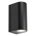 Markslöjd 109110 - LED prigušivo vanjsko zidno svjetilo ALOR 2xLED/4,9W/230V IP65 crna