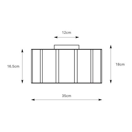 Markslöjd 109134 - Stropna svjetiljka OLEA 2xE27/11W/230V Ø 35 cm samo