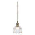 Markslöjd 109136 - Viseći luster na sajli GOTA 1xE14/40W/230V Ø 13 cm mesing/prozirno