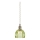 Markslöjd 109138 - Luster na sajli GOTA 1xE14/40W/230V Ø 13 cm zadimljena zelena/mesing