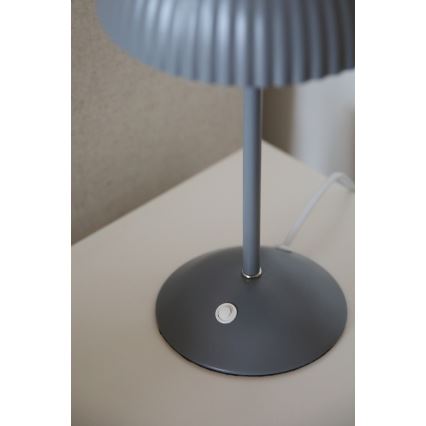 Markslöjd 109139 - Stolna lampa ZIN 2xG9/20W/230V siva