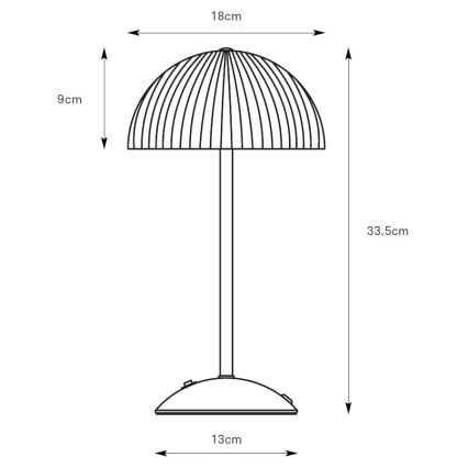 Markslöjd 109141 - Stolna lampa ZIN 2xG9/20W/230V bež