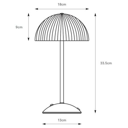 Markslöjd 109143 - Stolna lampa ZIN 2xG9/20W/230V zelena