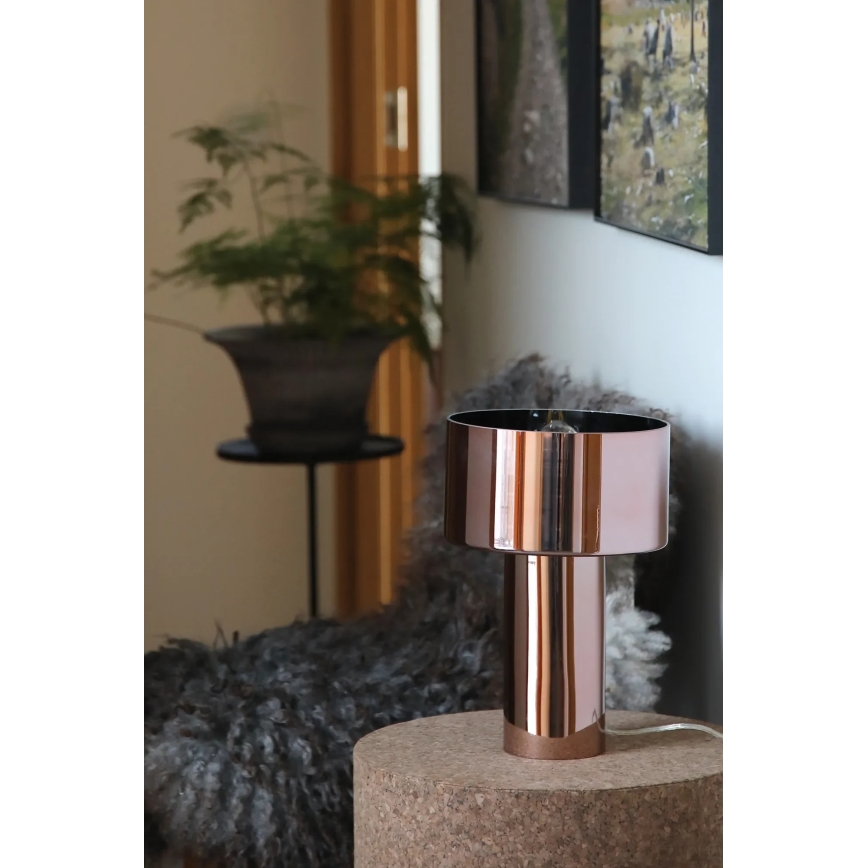Markslöjd 109146 - Stolna lampa CORIN 1xE27/60W/230V ružičasto zlato