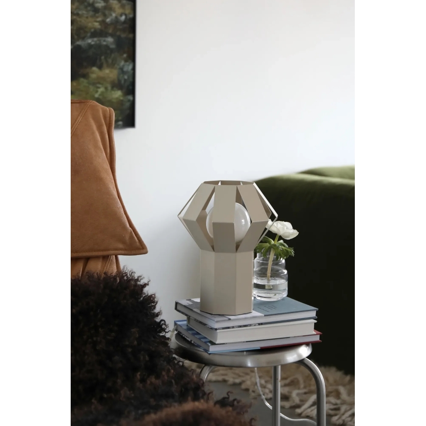 Markslöjd 109147 - Stolna lampa OCTA 1xE27/60W/230V krem boje