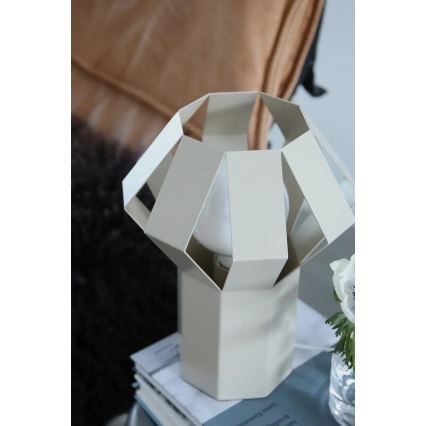 Markslöjd 109147 - Stolna lampa OCTA 1xE27/60W/230V krem boje