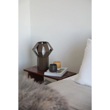 Markslöjd 109148 - Stolna lampa OCTA 1xE27/60W/230V smeđa