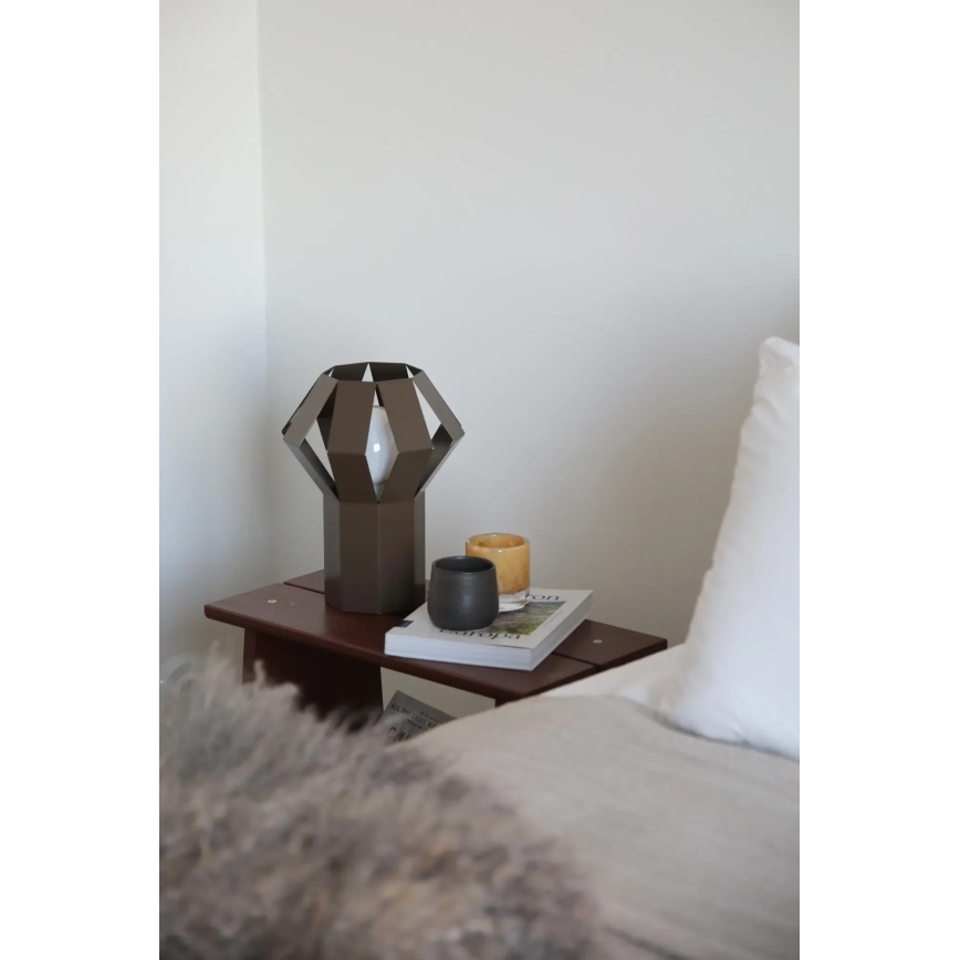 Markslöjd 109148 - Stolna lampa OCTA 1xE27/60W/230V smeđa