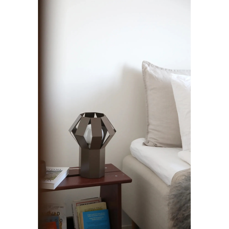 Markslöjd 109148 - Stolna lampa OCTA 1xE27/60W/230V smeđa