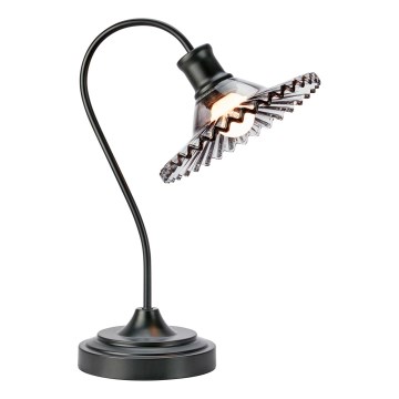 Markslöjd 109151 - Stolna lampa NOVIA 1xE27/60W/230V crna/dimno-siva