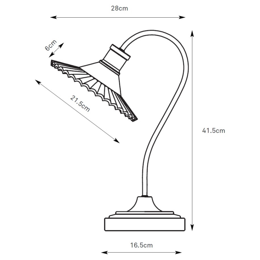 Markslöjd 109151 - Stolna lampa NOVIA 1xE27/60W/230V crna/dimno-siva