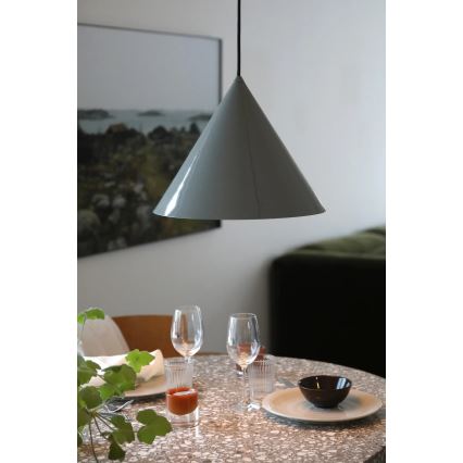 Markslöjd 109162 - Viseći luster na sajli TIP 1xE27/60W/230V Ø 37,5 cm siva