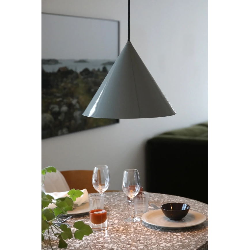 Markslöjd 109162 - Viseći luster na sajli TIP 1xE27/60W/230V Ø 37,5 cm siva