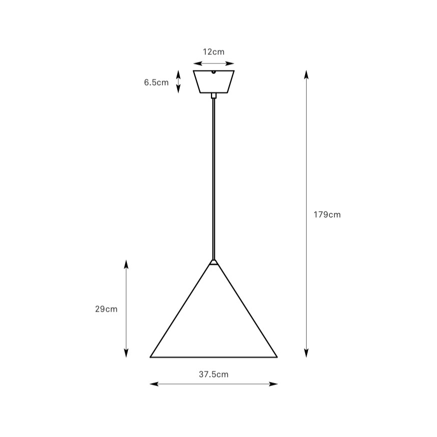 Markslöjd 109162 - Viseći luster na sajli TIP 1xE27/60W/230V Ø 37,5 cm siva