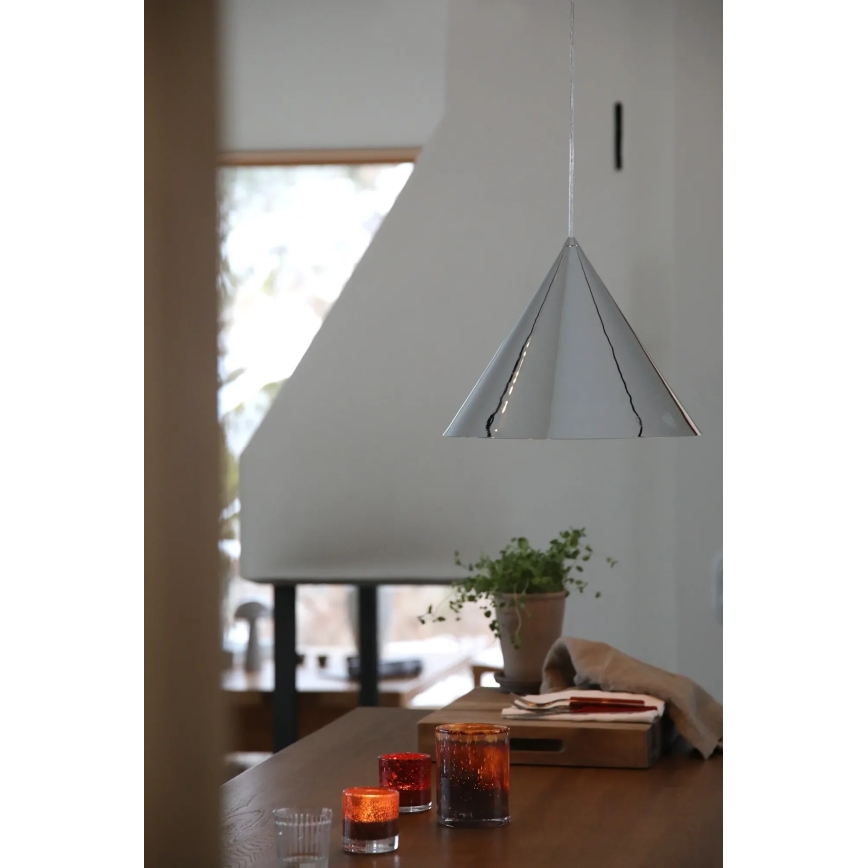 Markslöjd 109163 - Luster na sajli TIP 1xE27/60W/230V Ø 37,5 cm sjajni krom