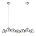 Markslöjd 109168 - Luster na sajli CUPOLO 7xE14/40W/230V sjajni krom