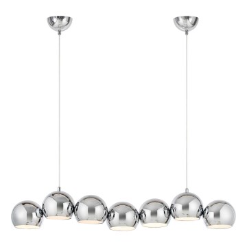 Markslöjd 109168 - Luster na sajli CUPOLO 7xE14/40W/230V sjajni krom